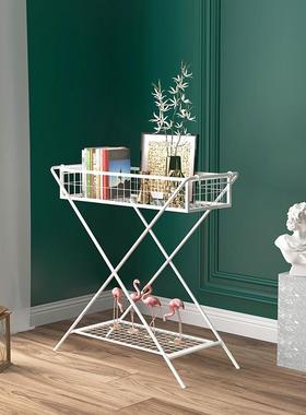 轻奢花架阳台置物架室内装饰客厅简约花盆架子落地式多层绿萝花架