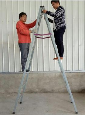 I9AT室内梯子家用梯加高3米人字梯八步折叠梯阁楼爬梯加宽加厚工