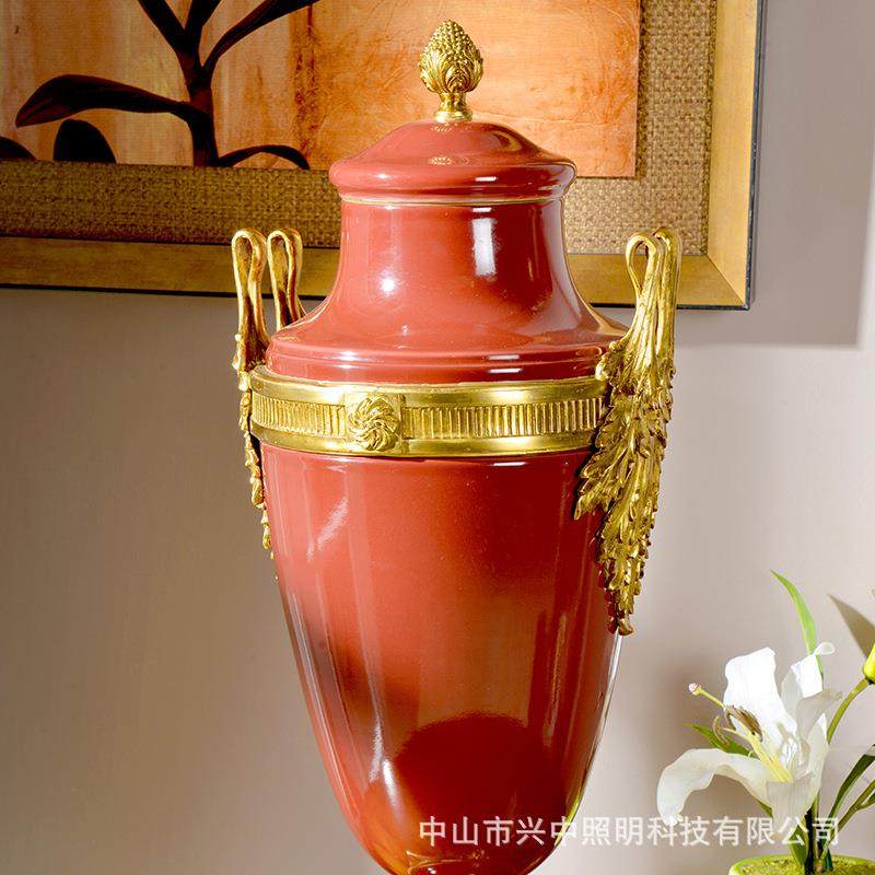 美式风格装饰盖坛工艺品欧式简约现代陶瓷羊头摆设铜制品摆件,淘宝优惠券,粉丝福利购,淘宝优惠卷