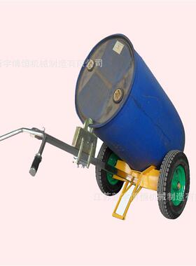 供应DE450便携型手推油桶搬运车油桶夹圆桶叉车油桶移运车