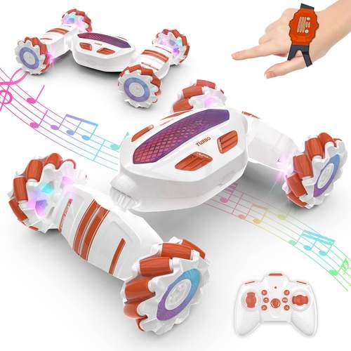 rc遥控手势感应扭变车越野攀爬四驱遥控特技漂移赛车男孩玩具 - 图1