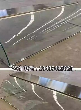 快餐保温台玻璃罩鱼嘴款订做定制钢化玻璃罩陈列展示柜肉类厂家