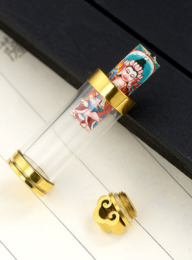 新非遗唐卡画布绿度母复刻卡可定