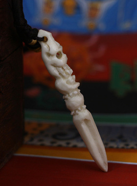 西藏饰品尼泊尔手工金刚杵吊坠牦