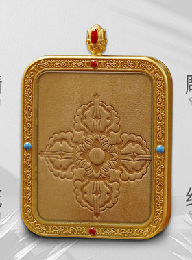 新非遗西藏唐卡手工皮雕手绘上色