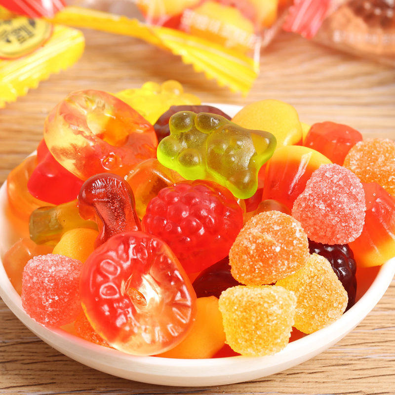 徐福记果汁橡皮糖500g多口味散装结婚庆喜糖果零食年货整箱批发,淘宝优惠券,粉丝福利购,淘宝优惠卷