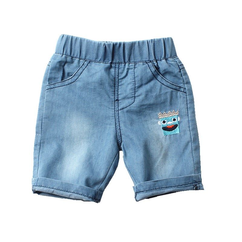 男童牛仔裤短裤夏装儿童五分裤子2022夏季宝宝休闲童装牛仔沙滩裤,淘宝优惠券,粉丝福利购,淘宝优惠卷