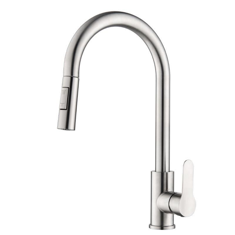 抽拉式防溅冷热水龙头厨房伸缩可旋转304不锈钢洗菜盆洗碗池水槽,淘宝优惠券,粉丝福利购,淘宝优惠卷