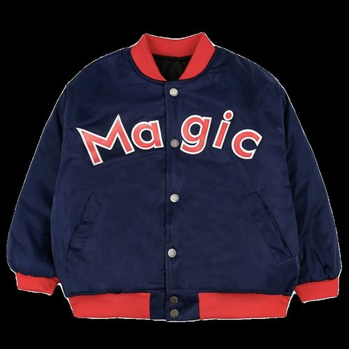 男童撞色棒球服棉服2024冬季新款儿童美式复古加厚夹克外套洋气潮 - 图3