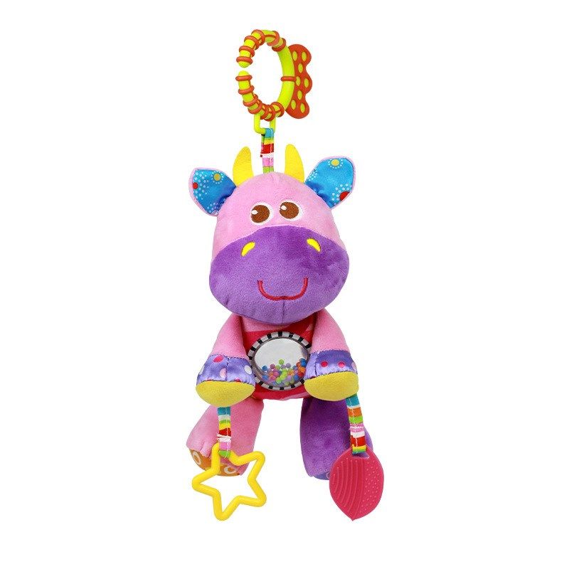 Aipinqi新款婴儿车挂玩具 0-1岁动物床挂毛绒玩具带摇铃安抚玩偶,淘宝优惠券,粉丝福利购,淘宝优惠卷