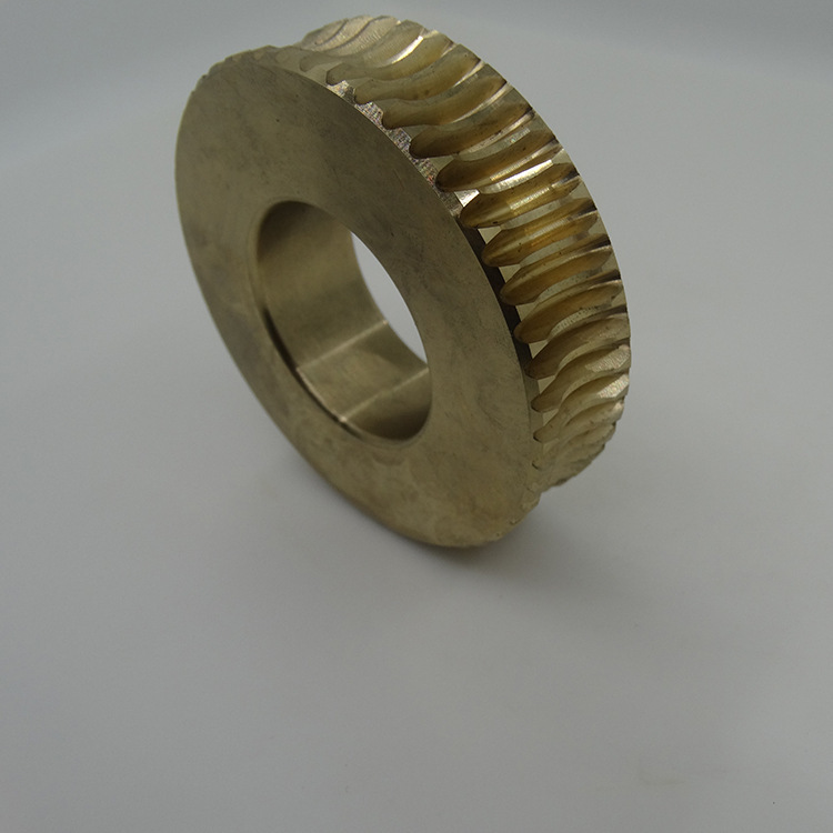 现货供应不锈钢精密蜗轮伞机械配件气动手动切换执行器金属铜齿轮 - 图2