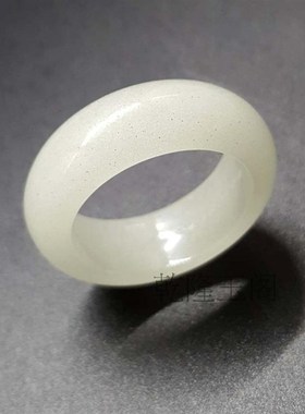 天然夜光石戒指夜光指环男女款情侣戒指原石戒指夜光石夜明珠指环