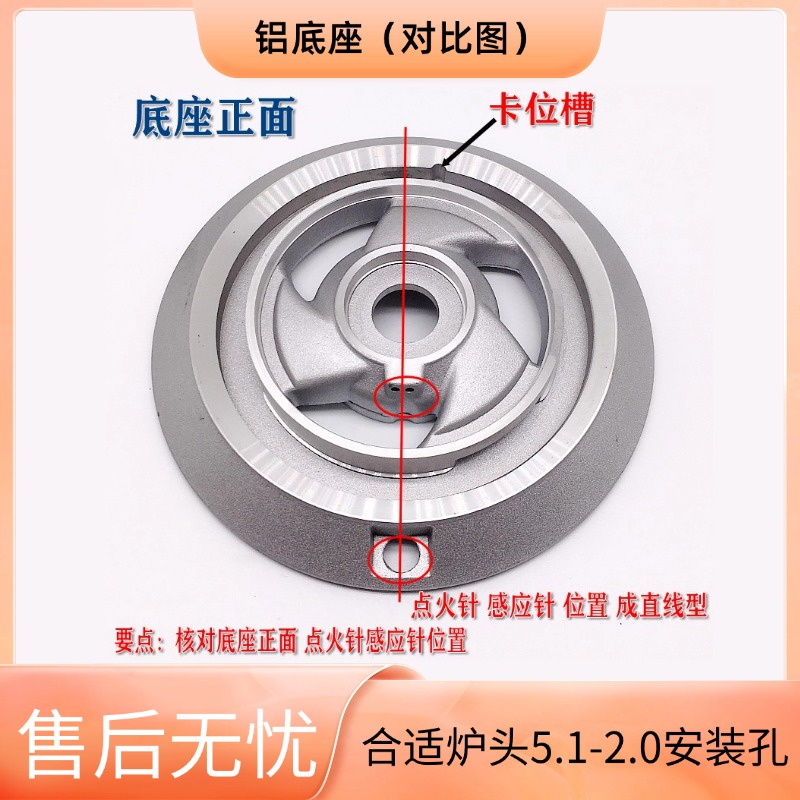 适用美的燃气灶配件Q961火盖Q862炉头Q668/Q886/JZ12T.2-B/前锋 - 图1