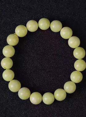 一物一图天然菜花玉高瓷雕刻牌子手串手链多圈塔链指环手镯情侣款