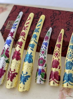 指甲套宫廷护甲宫廷护甲指套古风古代护甲古代指甲套假长护指甲套