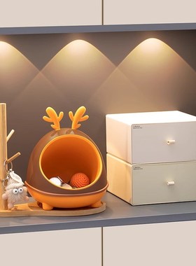 小鹿玄关c钥匙收纳盒摆件入户玄关客厅家用桌面装饰品乔迁新居礼