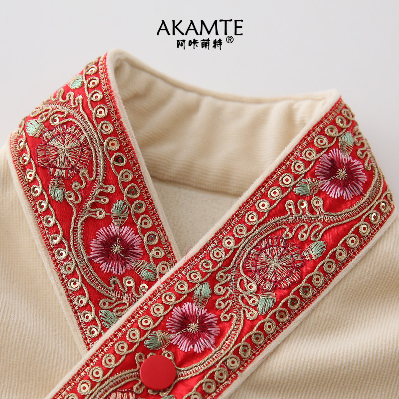 女童汉服马面裙秋冬季男孩唐装儿童古装中国风演出服宝宝加绒套装,淘宝优惠券,粉丝福利购,淘宝优惠卷