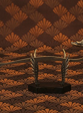 威弗列德纯银龙年书签送老师领导上司商务礼物品龘《行运一条龙》