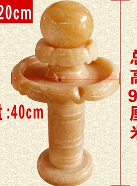 经济型风水轮风水球双层龙柱流水喷泉大款落地石雕风水球现代摆件