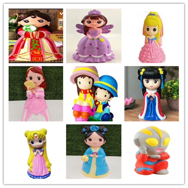 石膏娃娃涂色白坯涂鸦彩绘摆摊儿童diy绘画玩具手工绘画存钱罐像,淘宝优惠券,粉丝福利购,淘宝优惠卷