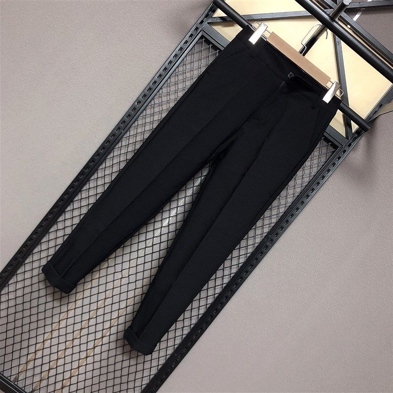 春秋季新款小西裤男九分裤子潮流修身小脚休闲长裤韩版百搭西装裤,淘宝优惠券,粉丝福利购,淘宝优惠卷