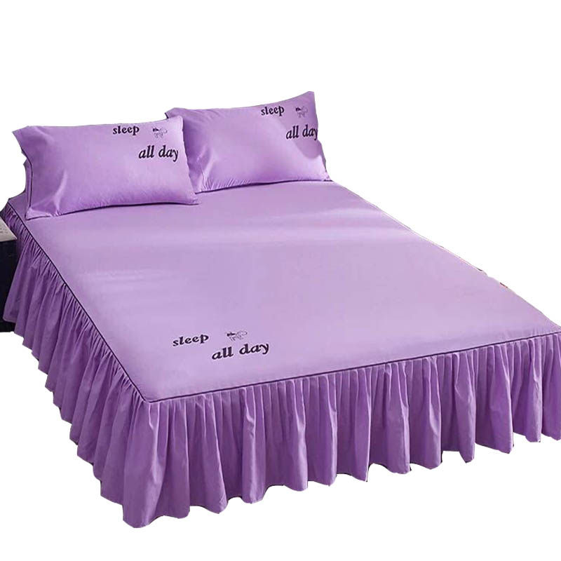 床罩床裙式床套单件防尘保护套纯棉全棉夏季床单床垫床笠全包防滑,淘宝优惠券,粉丝福利购,淘宝优惠卷