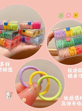 彩色拇指皮筋儿童不伤发糖果色女