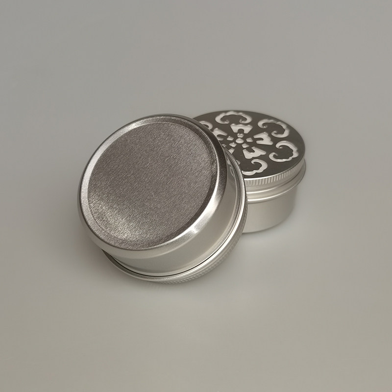 4个80g螺纹镂空m铝盒 香珠香熏蜡烛罐净化膏镂空香薰香粉香膏盒,淘宝优惠券,粉丝福利购,淘宝优惠卷