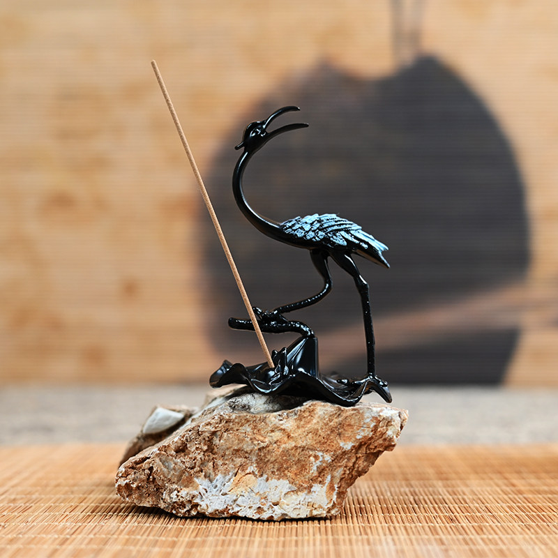 小号檀香盘香炉创意m仿古香薰炉仙鹤香插家用室内仿古线香炉摆件,淘宝优惠券,粉丝福利购,淘宝优惠卷