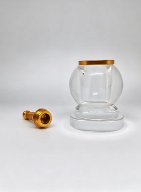 水晶舍利塔摆件大号佛塔水晶空瓶密螺纹封装藏舍利子甘露丸水晶塔