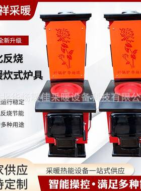 气化反烧采暖锅炉家用燃煤取暖炉反烧锅炉气化反烧采暖两用换热