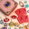 Girls' handmade DIY ring toys, various sticker machines, magic books, children's homemade stickers, hands-on Guka gifts