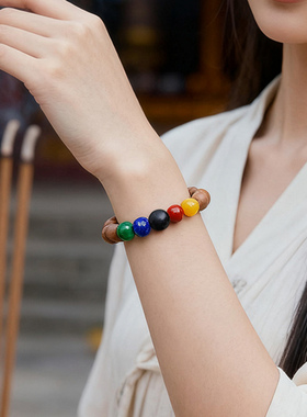 绽木&普陀山福田老山檀手串男女