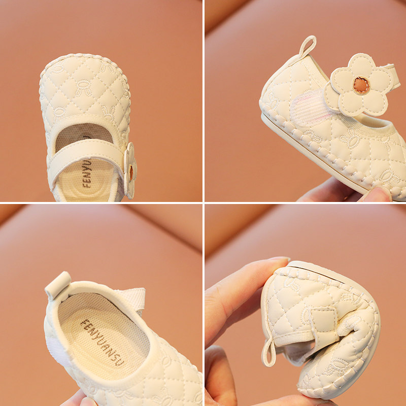 秋季0-6-12月婴儿鞋软底一岁女宝宝学步鞋韩版婴幼儿公主鞋子春秋,淘宝优惠券,粉丝福利购,淘宝优惠卷