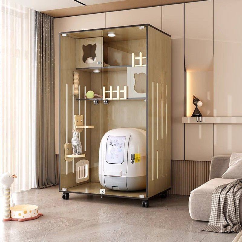 清仓猫别墅猫笼子宠物柜家用室内猫窝猫屋超大自由空间猫咪猫舍柜,淘宝优惠券,粉丝福利购,淘宝优惠卷