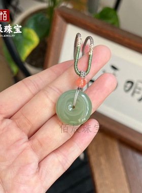 天然和田玉晴水色平安扣吊坠男女款玉佩挂件多样式玉坠玉器项链