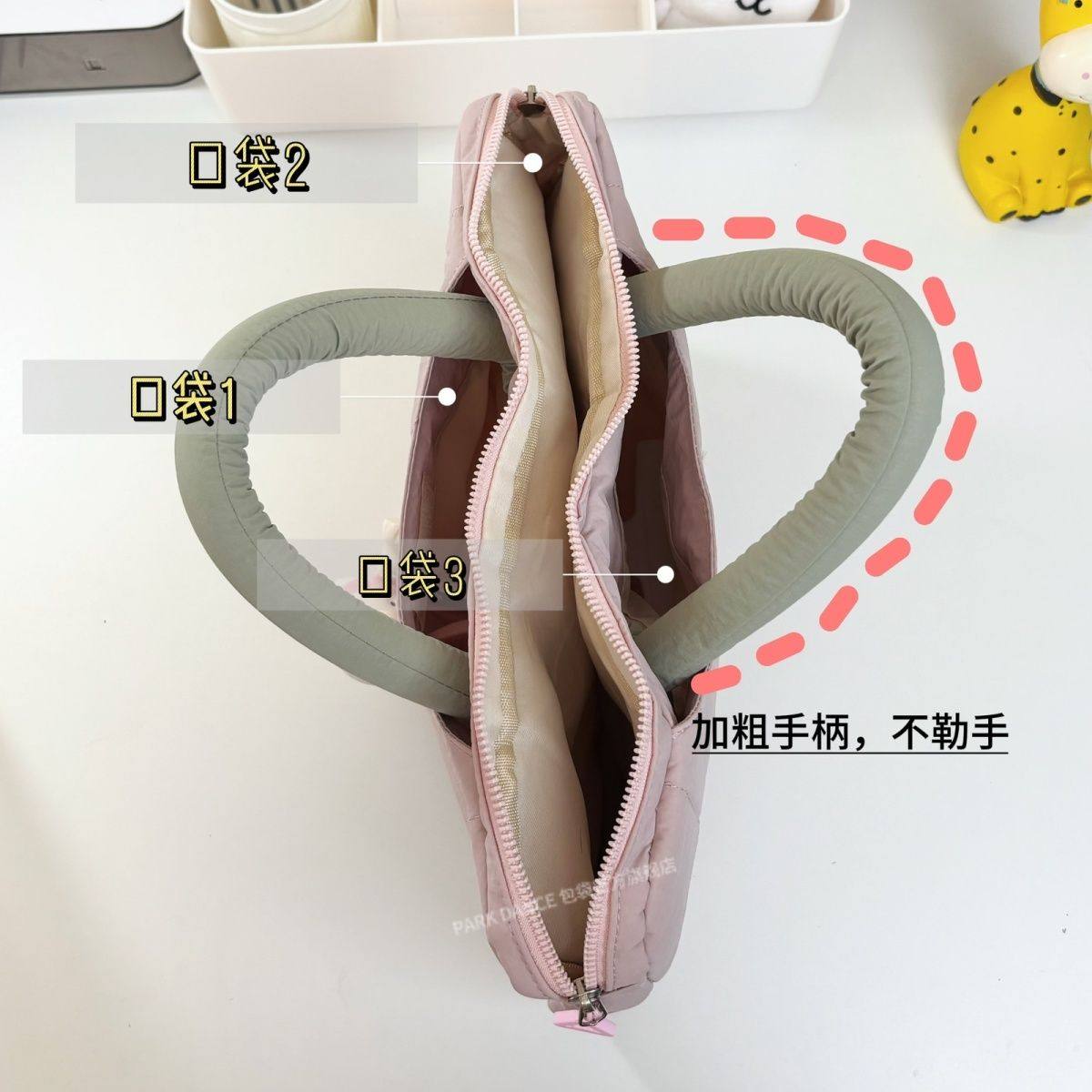 2026新款电脑包ins简约纯色平板收纳包女外出通勤14寸笔记本防摔,淘宝优惠券,粉丝福利购,淘宝优惠卷