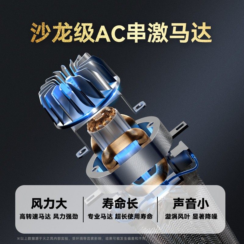 火之凤吹风机家用发型师专用发廊大功率理发店大风速干风筒3000S,淘宝优惠券,粉丝福利购,淘宝优惠卷