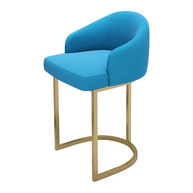 高脚椅靠背柜台吧台椅收银台轻奢不锈钢高脚凳眼镜店专用珠宝椅子,淘宝优惠券,粉丝福利购,淘宝优惠卷