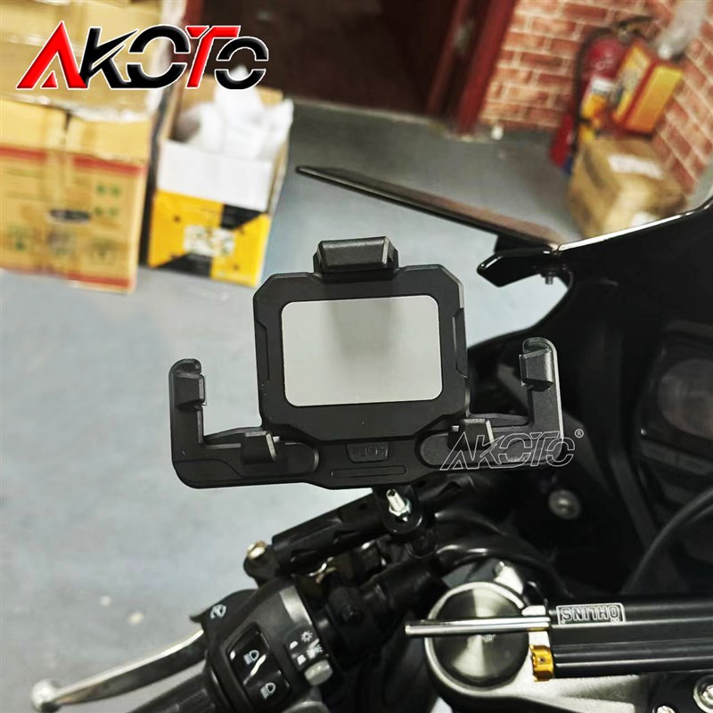 适用三阳巡弋300 150X 15v0 180 九妹Z300/夫F300改装手机导航支 - 图3