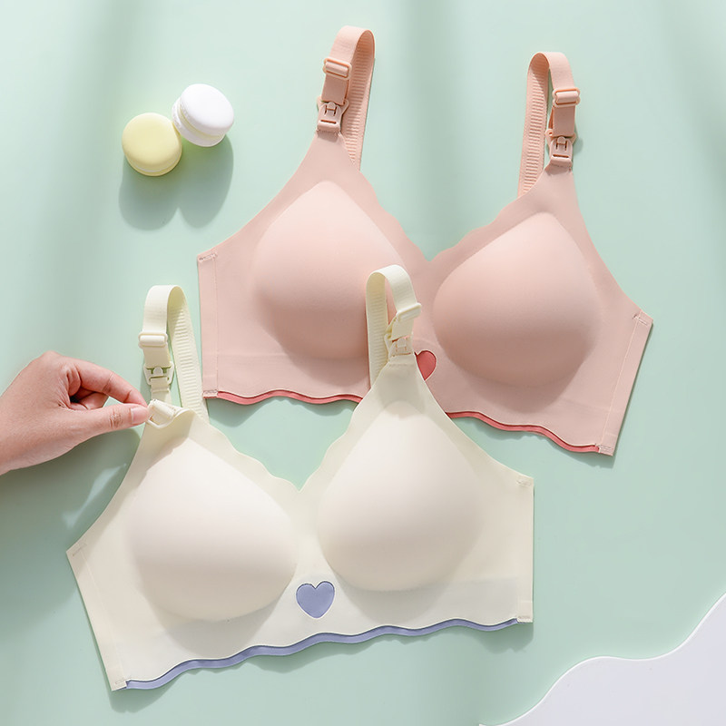 哺乳期内衣防下垂产后喂奶孕妇文胸怀孕期专用无痕薄款固定杯,淘宝优惠券,粉丝福利购,淘宝优惠卷
