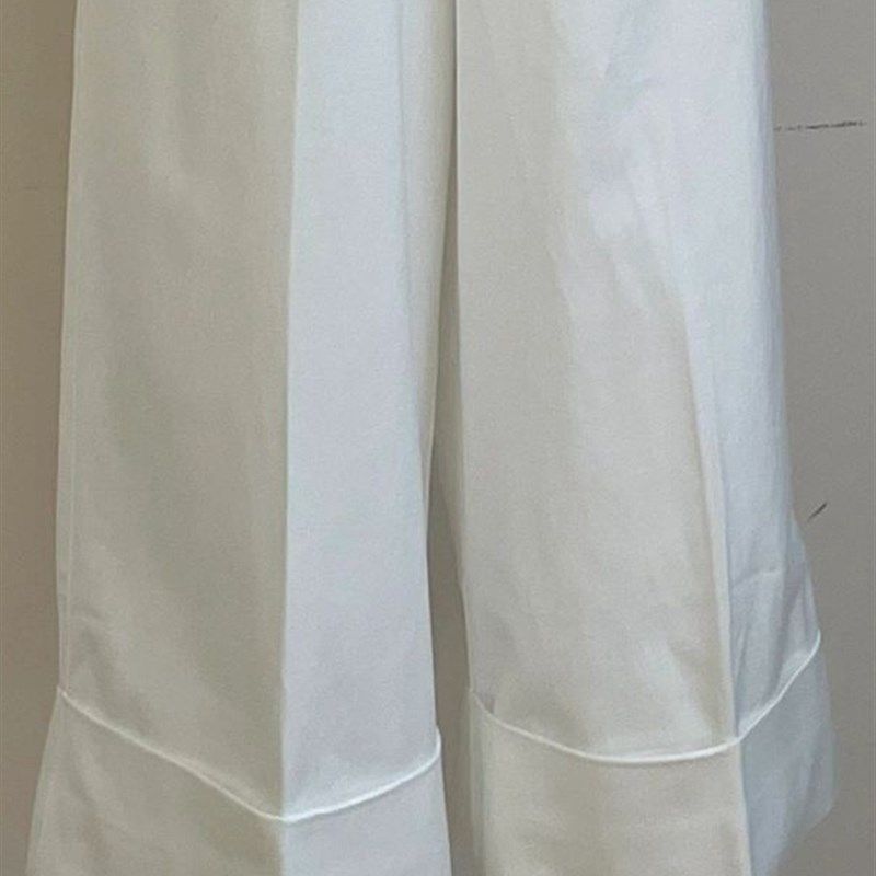 设计感小众韩系白色高腰直筒裤女夏季新款百搭显瘦垂感阔腿裤子潮,淘宝优惠券,粉丝福利购,淘宝优惠卷