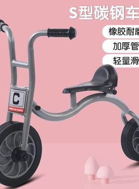 供应儿童三轮车幼儿园宝宝脚蹬车防侧翻单人骑车可骑可推