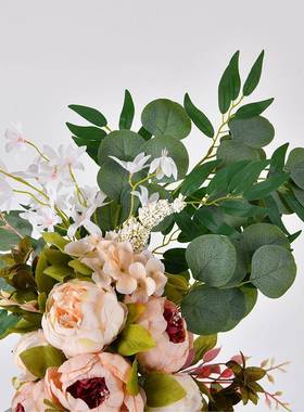 婚庆装饰套装花玫瑰花牡丹迎婚礼宾牌装饰婚庆拱门门楣新款