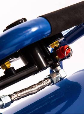 工业级大功率空压机充电式无线锂电空气压缩机双气表打气泵