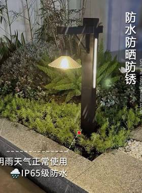 新款太阳能房子灯家用地插灯太阳能景观灯庭院灯装饰草坪灯照明灯