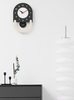 wozoom屋准时钟表挂钟客厅家用时尚现代简约大气网红个性创意