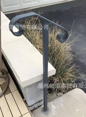 铁艺立柱扶手室内外立柱扶手落地扶手楼道扶手铁艺庭院楼梯扶手
