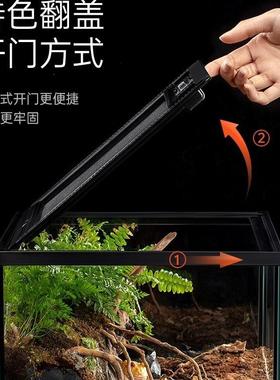 其鳞爬宠饲养箱守宫蜥蜴角蛙寄居蟹黄缘乌龟缸蛇玻璃雨林缸爬虫缸