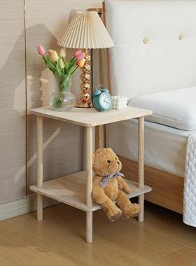 实木沙发边几现代轻奢可移动小茶几床头桌边桌北欧客厅角几小桌子